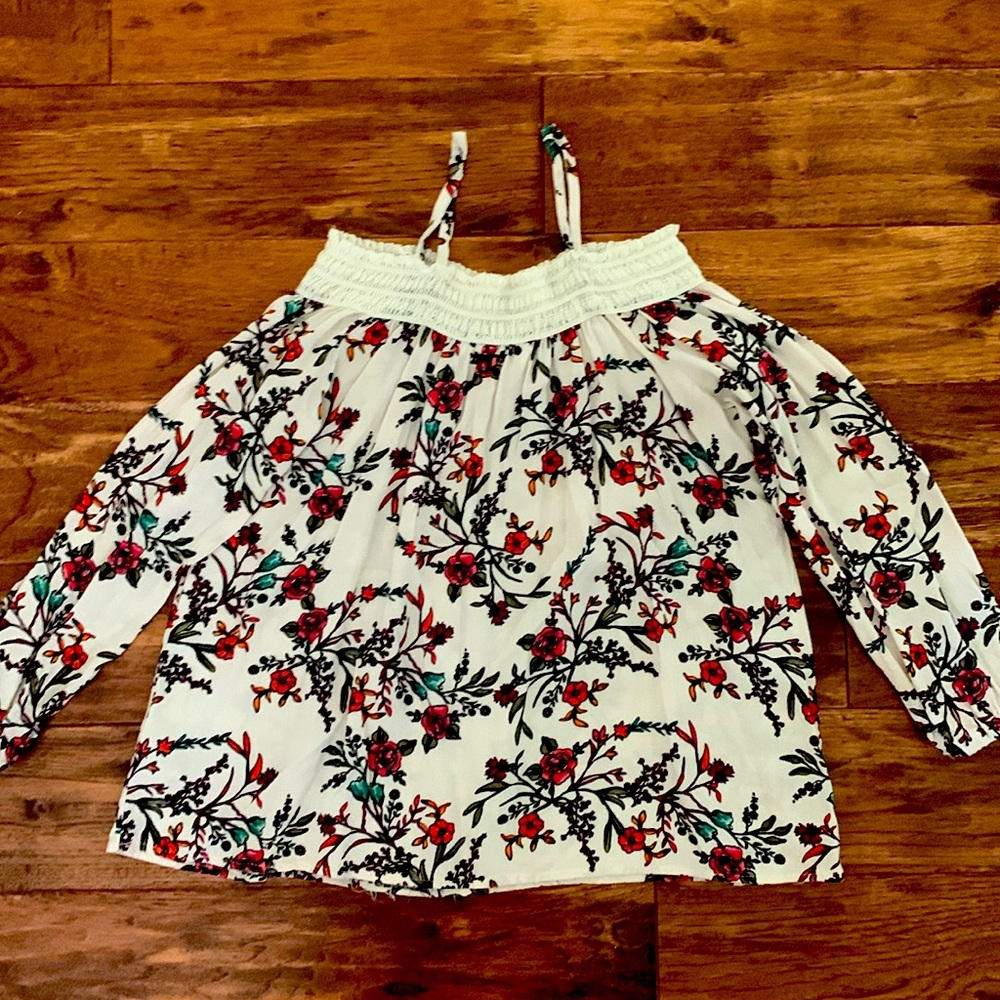 NOWADAYS youth girls floral shirt